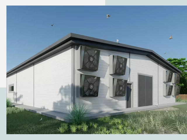 Строительство птичников в Отрадном