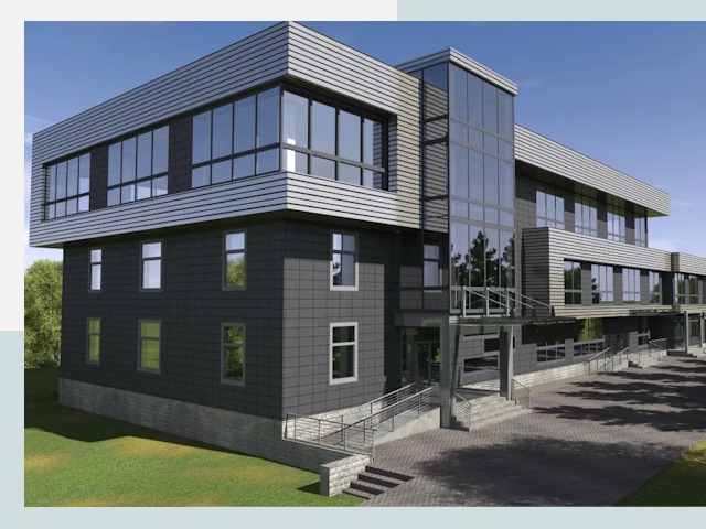 Административные здания в Отрадном