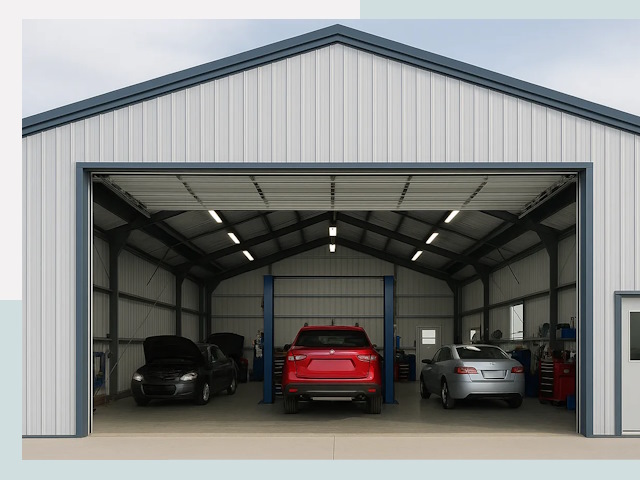 Ангары из сэндвич панелей от 652 руб. в Отрадный