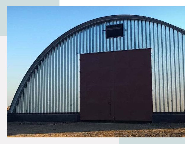 Бескаркасные ангары в Отрадном