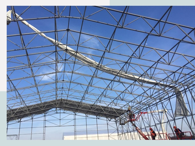 Шатровые ангары от 652 руб. в Отрадном и Самарской области