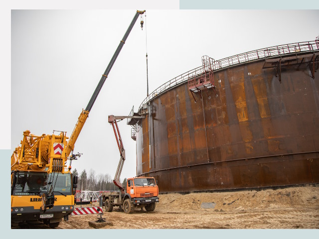 Монтаж резервуаров в Отрадном от 652 руб. за м³