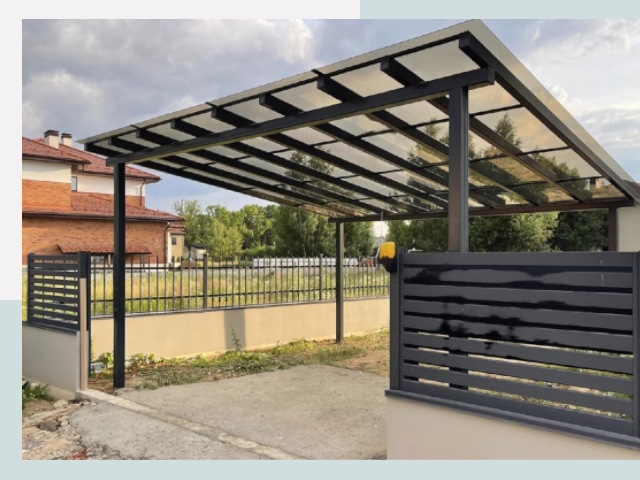 Металлические навесы в Отрадный от 652 руб. за м²