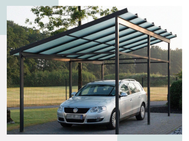 Навесы для автомобилей в Отрадном