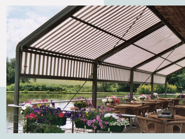 Элегантные навесы для кафе от 652 руб в Отрадный