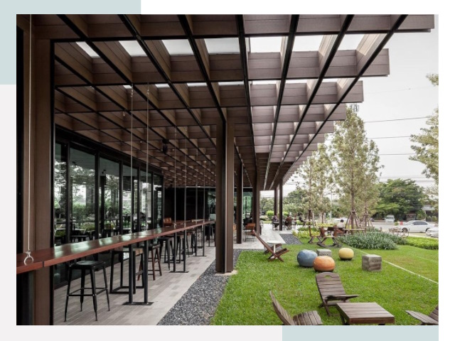 Летние веранды для кафе в Отрадном