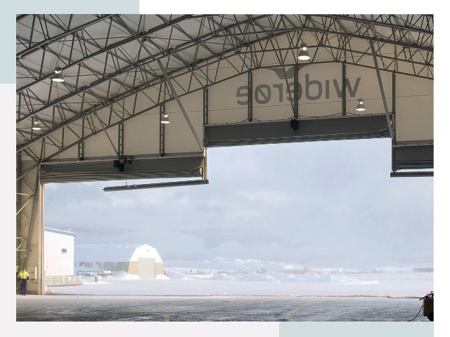 Ворота для ангаров в Отрадном