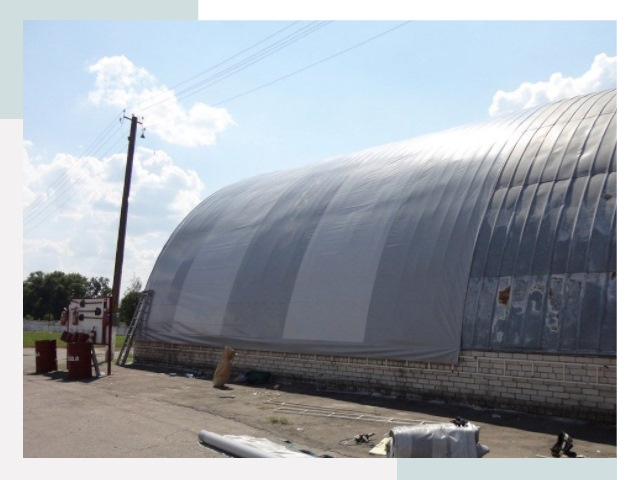 Ремонт ангаров в Отрадном