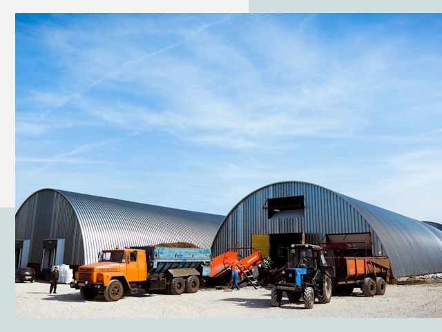 Ангары для спецтехники в Отрадном